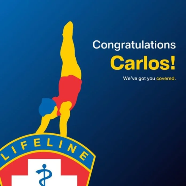 Lifeline 16-911 offers Carlos Yulo FREE Lifetime membership