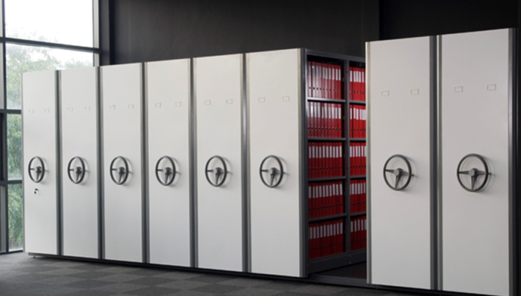 Mobile compactor storage: Redefining office space for better efficiency and order