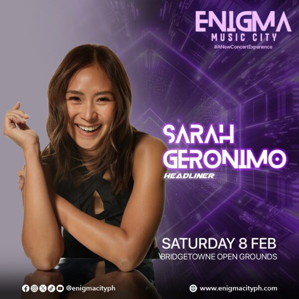 This year's Enigma Music City event will be headlined by Sarah G (in photo)