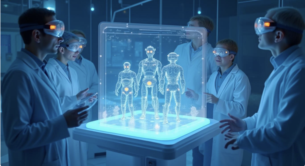 AI revolution arrives in PH as shown in this illustration of scientist experimenting with CARV's D.A.T.A. Framework 2.0