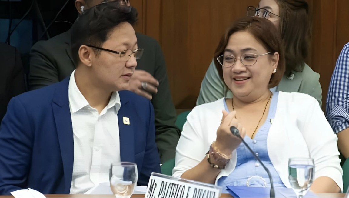 Spouses Sarah and Curlee Discaya face the senate inquiry together