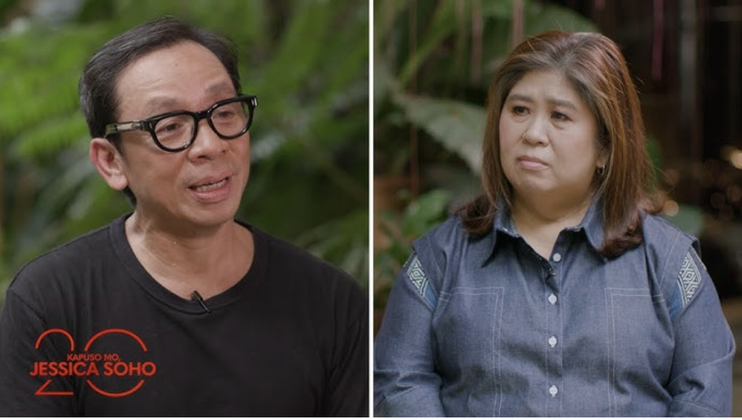 Kuya Kim and Jessica Soho as they talk about mental health