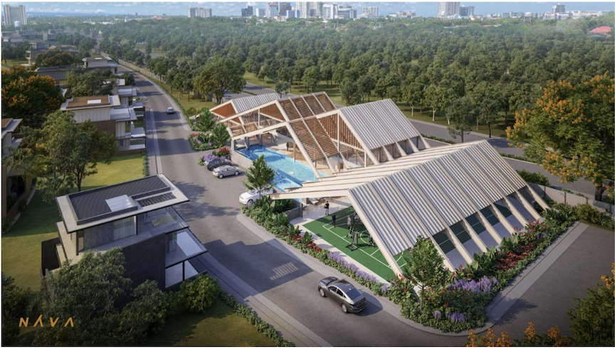 Aerial view of the development as Nava redefines family-oriented living in the South