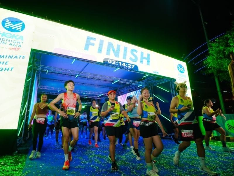 HOKA Midnight Run Asia 2025 during Manila leg.