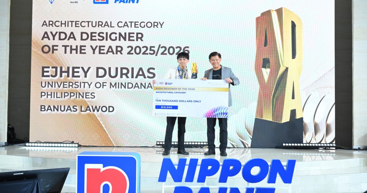 Two young Filipino designers earn top honors at AYDA International Awards 2025/2026
