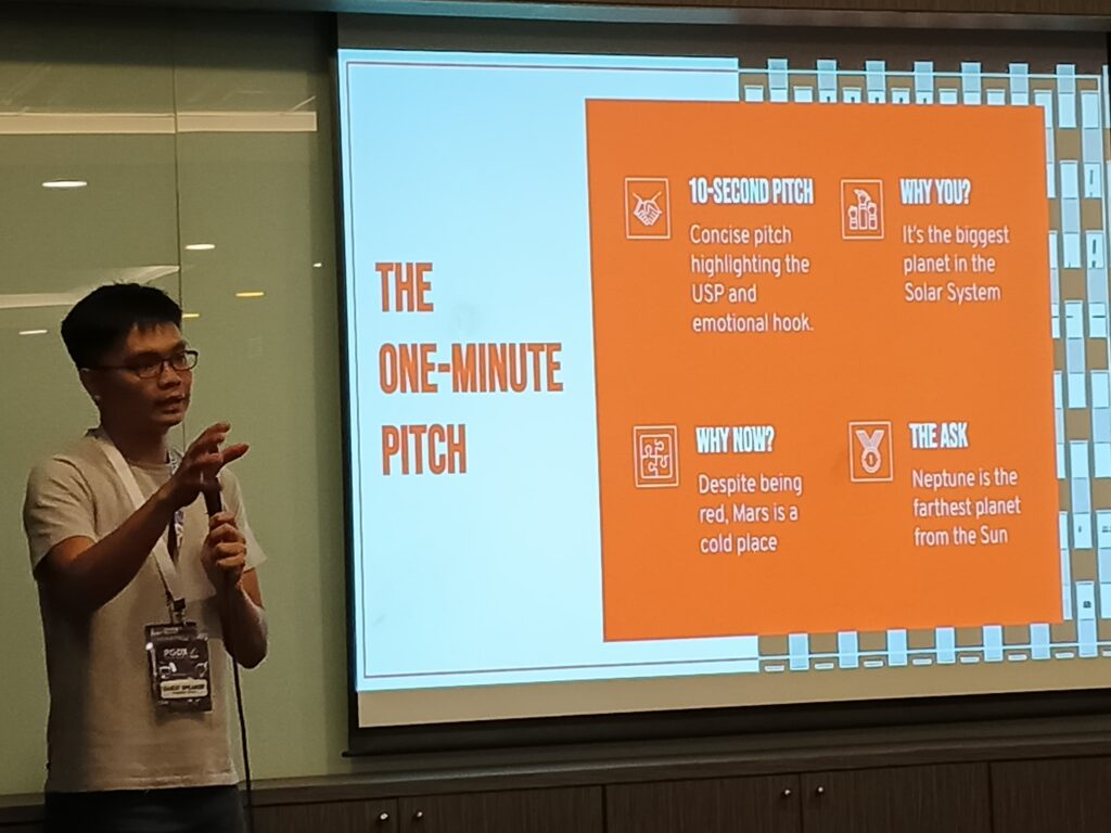 Workshop #2: Nail that pitch (Image Credit: Neo Magtira)
