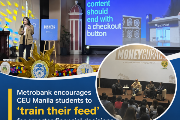 Metrobank encourages CEU Manila students to 'train their feed' for smarter financial decisions