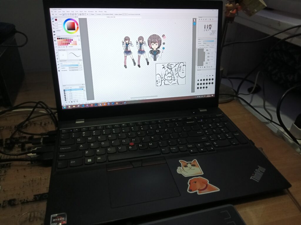 The author's personalized second-hand ThinkPad laptop, bought from Gilmore. (Image Credit: Neo Magtira)