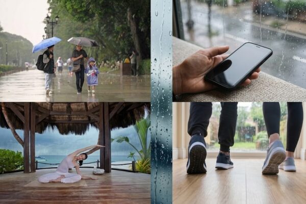 How to stay active when it’s raining all week