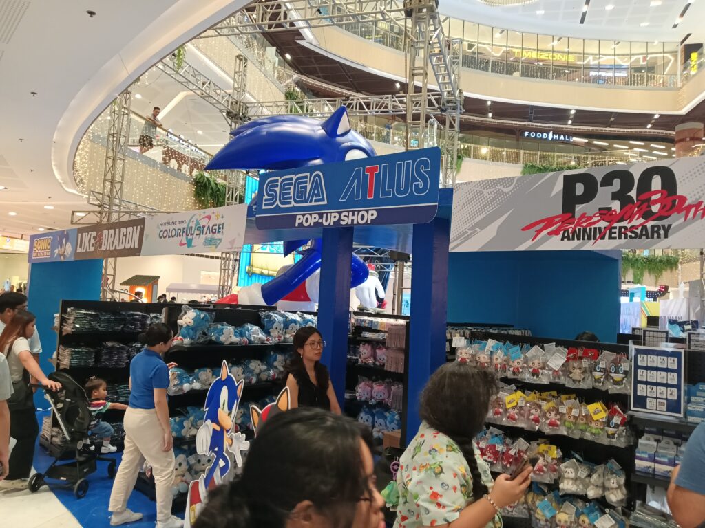 SEGA-ATLUS Pop-up Shop. (Image Credit: Neo Magtira)